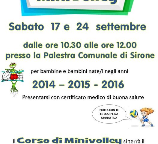 OPEN DAY MINIVOLLEY